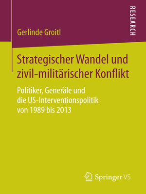 cover image of Strategischer Wandel und zivil-militärischer Konflikt